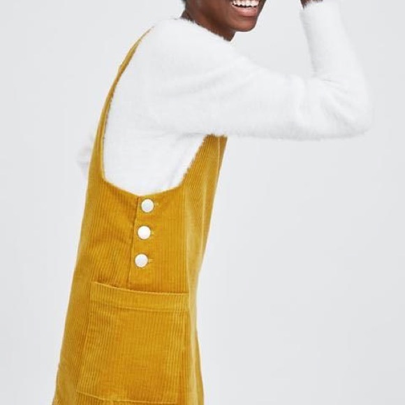 Zara TRF Corduroy Dress - Picture 2 of 4